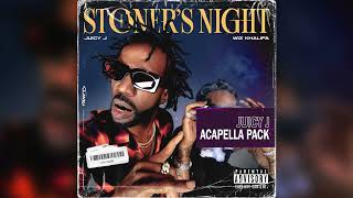 Juicy J Wiz Khalifa quotStoners Nightquot Acapella Pack  Memphis Vocals Acapella  Vocals Only [upl. by Berkman213]