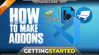 Getting Started  How to make Addons 1  Minecraft Bedrock Edition [upl. by Minsat326]