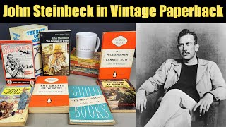 John Steinbeck  In Vintage Paperback  Cannery Row  Of Mice and Men  The Grapes of Wrath [upl. by Atwahs]