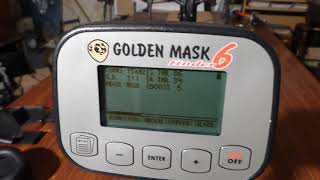 TEST METAL DETECTOR GOLDENMASK GM6 CON 12DD e regolazioni base [upl. by Aitra]