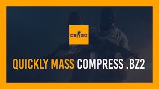 Quickly mass compress bz2 files  FastDL servers made easy [upl. by Mccully]