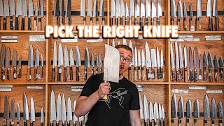 The Ultimate Guide to Picking The Perfect Kitchen Knife [upl. by Lledraw]