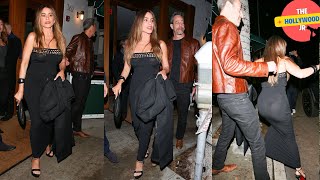 SOFIA VERGARA AND JUSTIN SALIMAN LEAVE CIPRIANI AFTER DINNER IN BEVERLY HILLS [upl. by Lejeune]