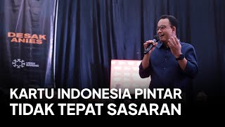 Kartu Indonesia Pintar Tidak Tepat Sasaran [upl. by Rehtul195]