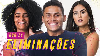 BBB19 TODAS AS ELIMINAÇÕES DA TEMPORADA 💥  BIG BROTHER BRASIL 19 [upl. by Epolenep]