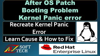 After OS patching Boot ProblemKernel Panic Issue on Linux Server  Linux Tutorial  ARV SoftTech [upl. by Nata629]