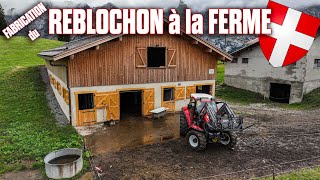 👨‍🌾🧀FABRICATION du REBLOCHON FERMIER en MONTAGNE  une MAGNIFIQUE MATINÉE dans cet Élevage  🤩 [upl. by Ealasaid]