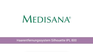 medisana Haarentfernungssystem Silhouette IPL 800 [upl. by Eversole]