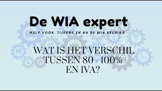 Wat is het verschil tussen 80100 en een IVAuitkering [upl. by Naujahs701]