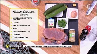 Recette  velouté dasperges et crabe [upl. by Thebazile]