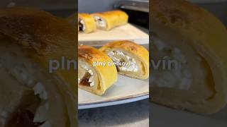 Tvarohový závin 😋👨‍🍳 recept food recipe bakery [upl. by Ahsayn99]