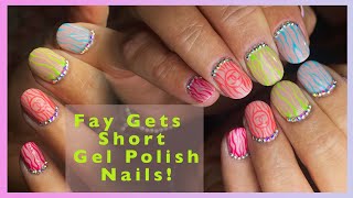 💅Fay Gets Short Gel Polish Nails💅 [upl. by Shandy]