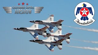 2023 USAF Thunderbirds  California Capital Airshow FULL DEMO [upl. by Amberly]