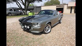 1967 Fastback Mustang Pepper Grey w Black Stripes Cold Start amp Walk Around [upl. by Anitnuahs]