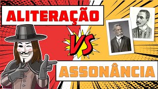 QUAL A DIFERENÇA ENTRE ALITERAÇÃO E ASSONÂNCIA [upl. by Alaet]