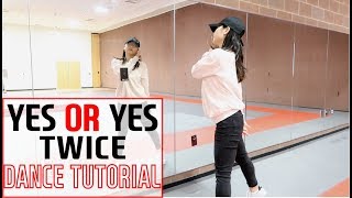 TWICE quotYES or YESquot Lisa Rhee Dance Tutorial [upl. by Brandice]