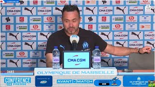 CONFERENCE DE PRESSE AVANT MATCH OL OM  ROBERTO DE ZERBI [upl. by Allwein]