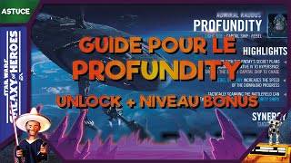 Comment débloquer le PROFUNDITY  T1 à T4 et le niveau bonus  SWGoH FR [upl. by Evans3]