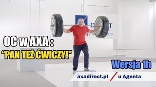 Mariusz Pudzianowski quotPan też ćwiczyquot OC w AXA Wersja 1h [upl. by Thurston]