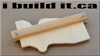 Making A Wooden Contour Gauge [upl. by Elish]