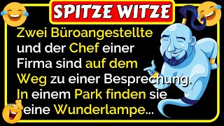 🤣Spitze Witze Zwei Büroangestellte und der Chef einer Firma sind auf dem Weg zu einer Besprechung 😂 [upl. by Darline]