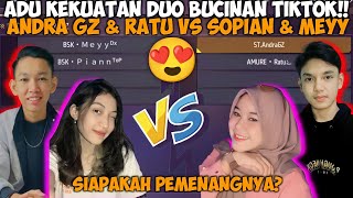 ADU KEKUATAN DUO BUCIN ANDRA ST amp AMURE RATU VS DUO BUCIN SOPIAN amp MEYY😂 [upl. by Gerrald126]