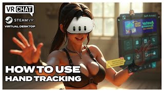 How to use🤚HAND TRACKING🖐️ in VRChat PC [upl. by Nicolea719]