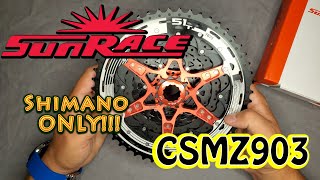 SunRace CSMZ903 1151t 12 speed Cassette Table Unboxing and Review [upl. by Glen]