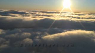 Liquid Earth Ambient Video Cloud Flight [upl. by Atiekahs]