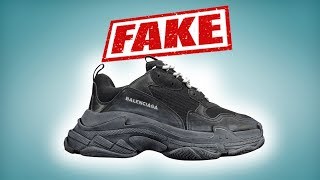 BALENCIAGA TRIPLE S REAL vs FAKE [upl. by Bettencourt]