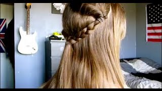 Tutoriel Coiffure n°12   Coiffure dété 3 Les tresses inversées [upl. by Attener]