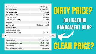 Calculează randamentul titlurilor de stat cu YTM [upl. by Aneleairam4]