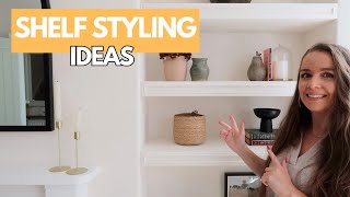 How To Style Alcove Shelves Effortlessly  Home Decor Tips [upl. by Innep226]