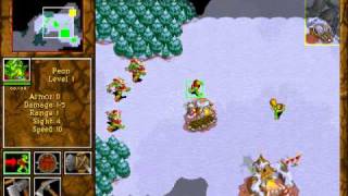 Warcraft 2 Tides of Darkness  Orc Campaign Gameplay  Mission 1 [upl. by Anelim827]