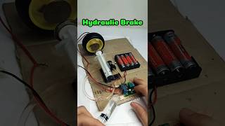 Hydraulic Braking Dc Motor dcmotor youtubeshortsmotor cartoonwheelexperimenttiktokvideo [upl. by Ericksen]