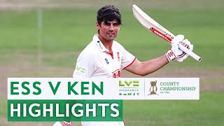 Alastair Cook Still Making Hundreds  Essex v Kent  LV County Championship 2022  Highlights [upl. by Nnaesor917]