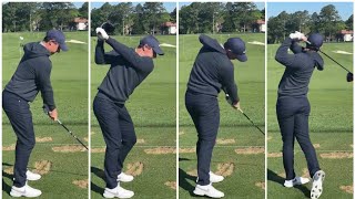 Rory Mcilroy Driver Swing Slowmotion amp Sequence At Quail Hollow 532023 [upl. by Asenav]