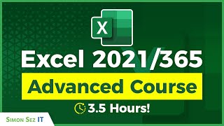 Microsoft Excel 2021365 Tutorial 35 Hours of Advanced Excel Training Course [upl. by Xantha]