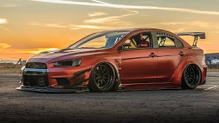 VARIS WIDEBODY  MITSUBISHI  EVO X  SEMA BUILD mitsubishi varis widebody [upl. by Eemla226]