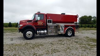 FOUNTAINTOWN COMMUNITY VOL FIRE DEPARTMENT 2000GALLON TANKER [upl. by Anidan]