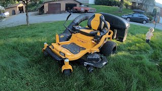 Cub Cadet 54quot ZT1 Triple Bagger Installation [upl. by Mintun]