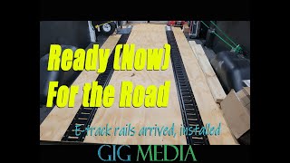 Ready Now for the Road  Etrack Rails Arrived Installed  Cargo Van Business [upl. by Ennelram]