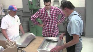 Master Fabricator Joey Cavaglieri on CarCast with Adam Carolla amp Sandy Ganz [upl. by Elokcin]