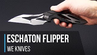 WE Knives Eschaton Isham Design Flipper Overview [upl. by Thetisa474]