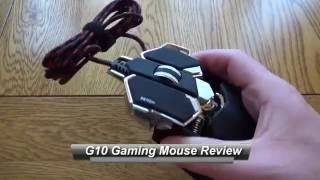 G10 Gaming Mouse Review  Looks like something the Terminator would use [upl. by Norabal]