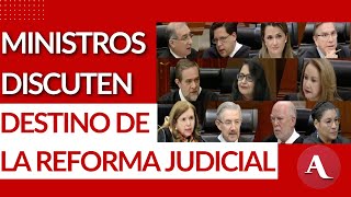 Suprema Corte discute proyecto para invalidar parcialmente reforma judicial [upl. by Frodin]