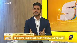 Início das inscrições para o Programa CNH Emprego na Pista é adiado [upl. by Windsor]