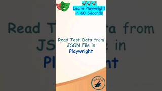 Playwright Tutorial  Read Test data from JSON File  Parameterize Tests [upl. by Laoj497]