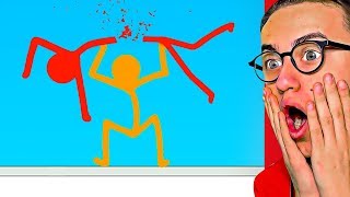 Reacting To THE GREATEST STICK FIGHT ANIMATIONS [upl. by Ahouh709]