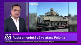 Rusia amenință că va ataca Polonia dacă NATO aduce arme nucleare pe teritoriul acesteia [upl. by Nnylhsa]